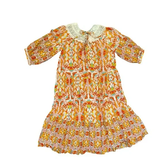 Anthropologie • Florence Floral gauze and
Lace Lounge Dress size XS - Picture 4 of 8